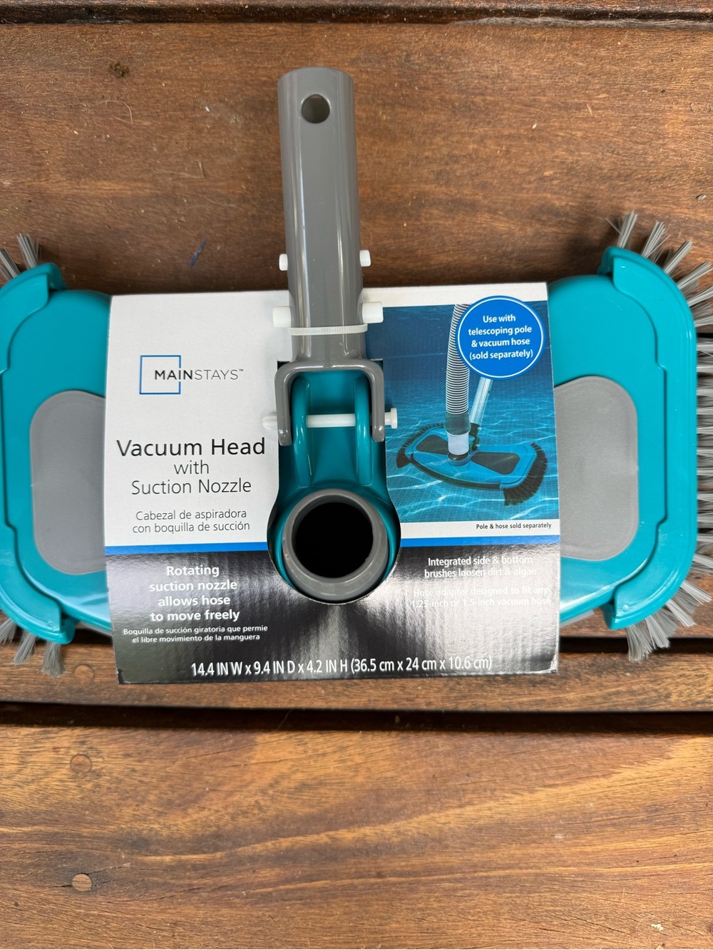 Mainstays NEW NIP Vacuum Head with Brushes